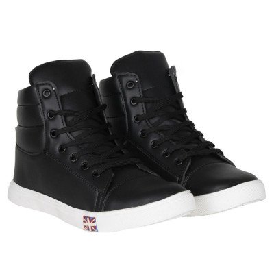 Generic Men Black Color Synthetic Material  Casual Sneakers