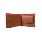 Generic Superhero Design Red Canvas, Artificial Leather Wallet