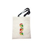 Generic Pack Of 2_ Three Birds Printed Canvas Reusable Shopping & Grocery Carry bag (White)