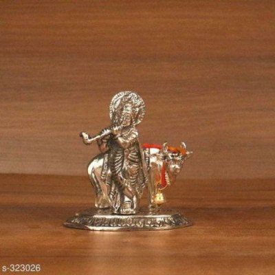 Beautiful Krishna Idol Metal Home Decor